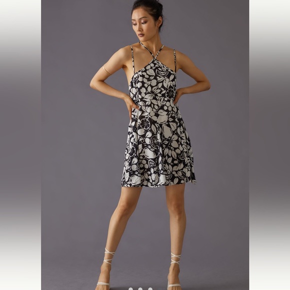 NWT Anthropologie Sheer Mini dress - Picture 1 of 5